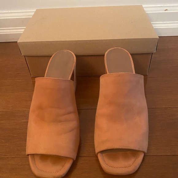 Peach Maryam Nassir Zader Slide on Sandals - Picture 4 of 4